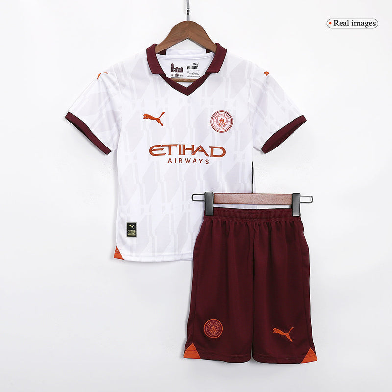 Kids Manchester City Away Kit 2023/2024