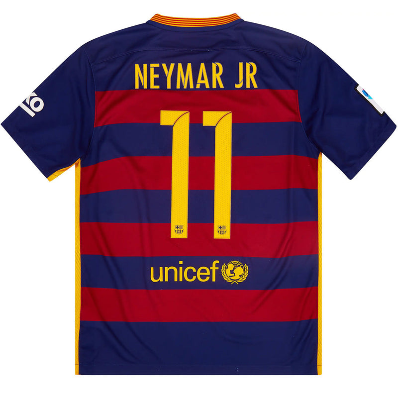 Camisa Barcelona Retro Home Neymar JR 2015/2016