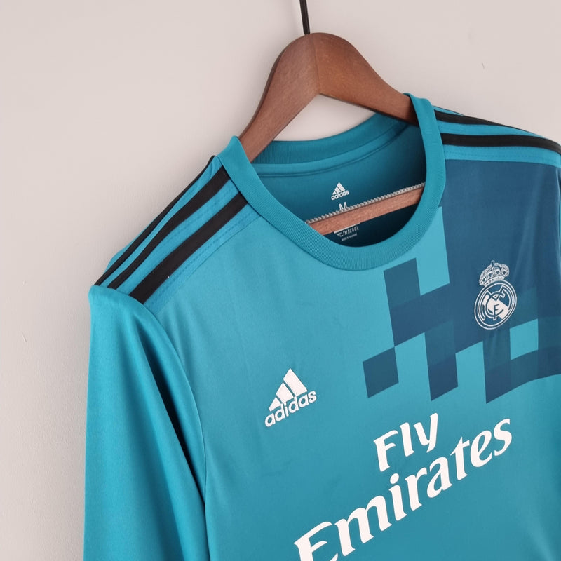 Real Madrid Retro Third Jersey 2017/2018 - Long Sleeve