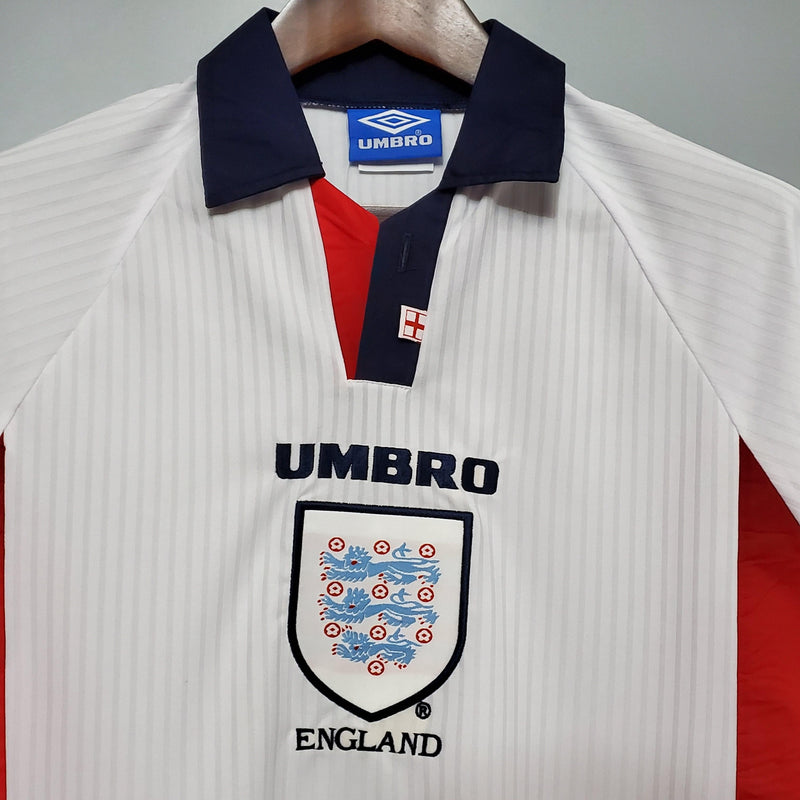 England Retro Home Jersey 1998 - Long Sleeve