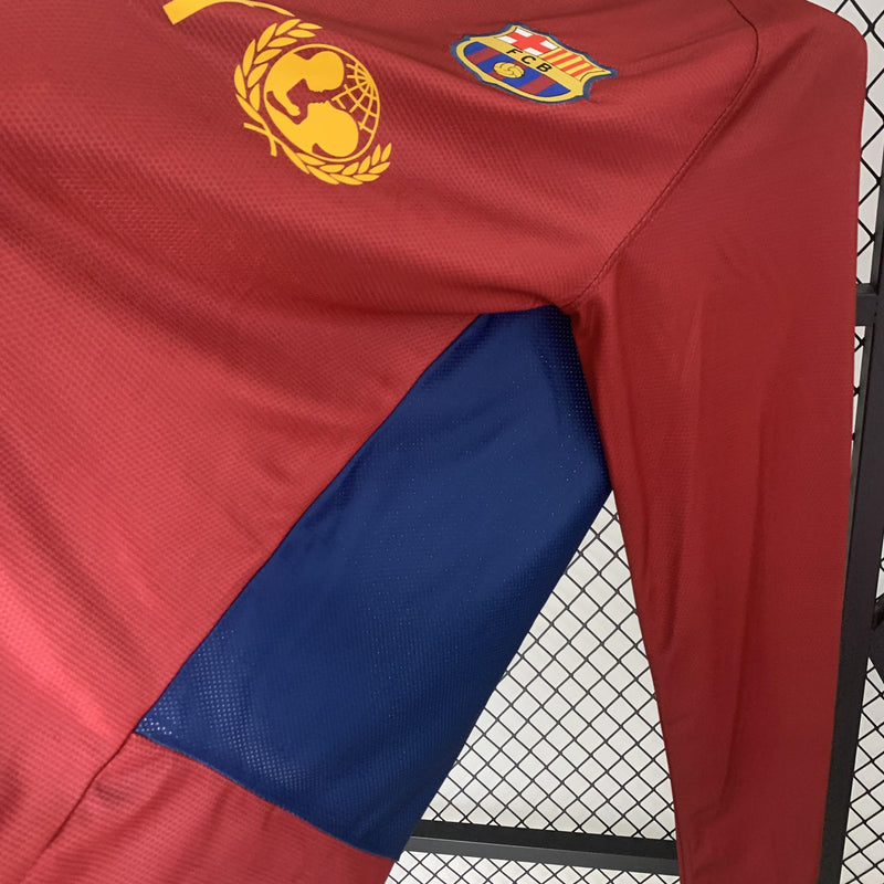 Barcelona Retro UEFA Champions League Home Jersey 2008/2009 - Long Sleeve