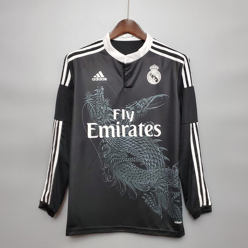 Real Madrid Retro Away Jersey 2014/2015 - Long Sleeve