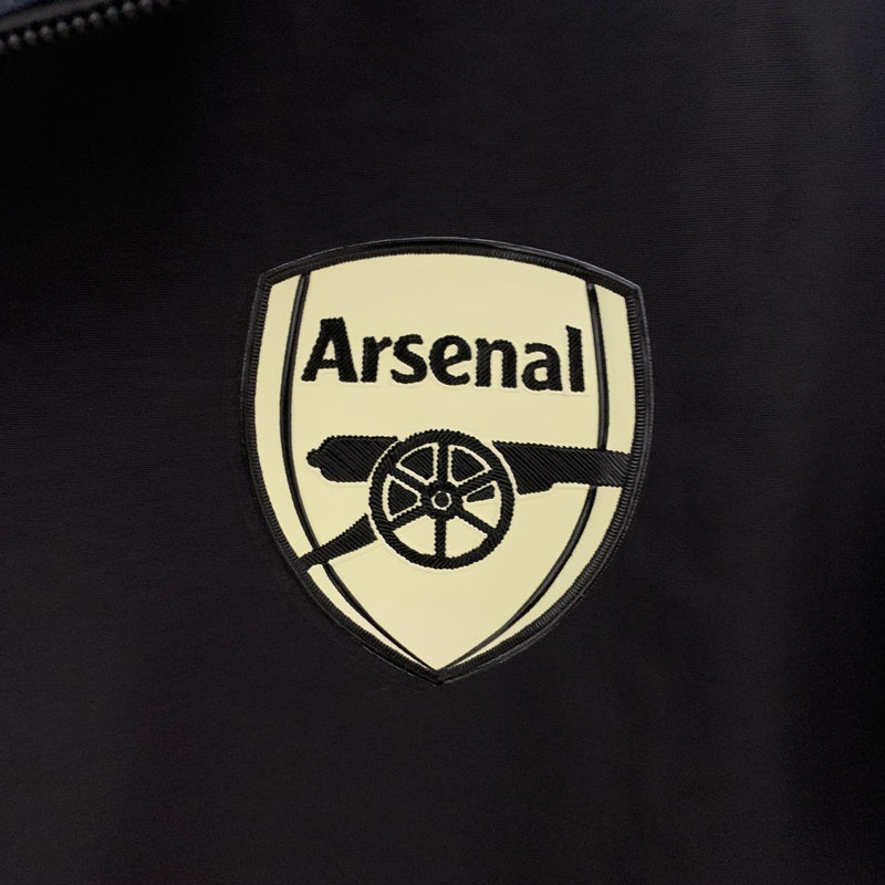 Arsenal 23/24 Windbreaker Reversible Black and Green