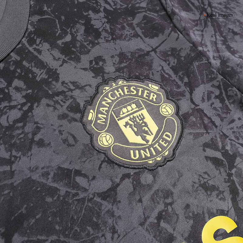 Manchester United Pre-Match Stone Roses Jersey 2023/2024