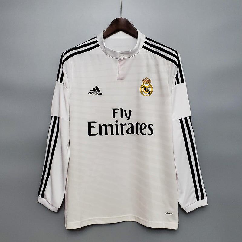 Real Madrid Retro Home Jersey 2014/2015 - Long Sleeve