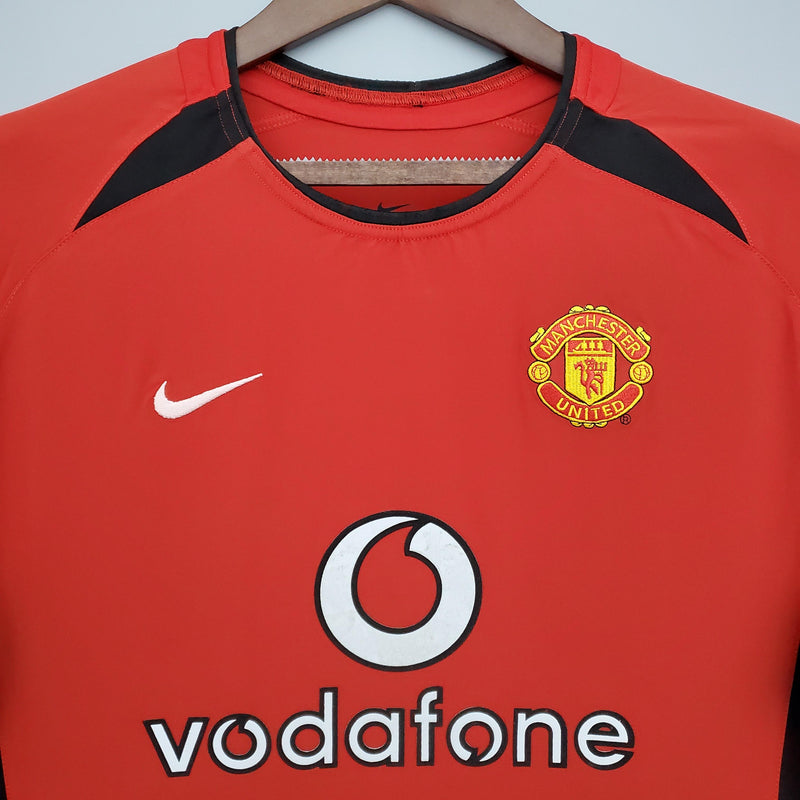 100th Anniversary Manchester United Retro Jersey home 2002/04