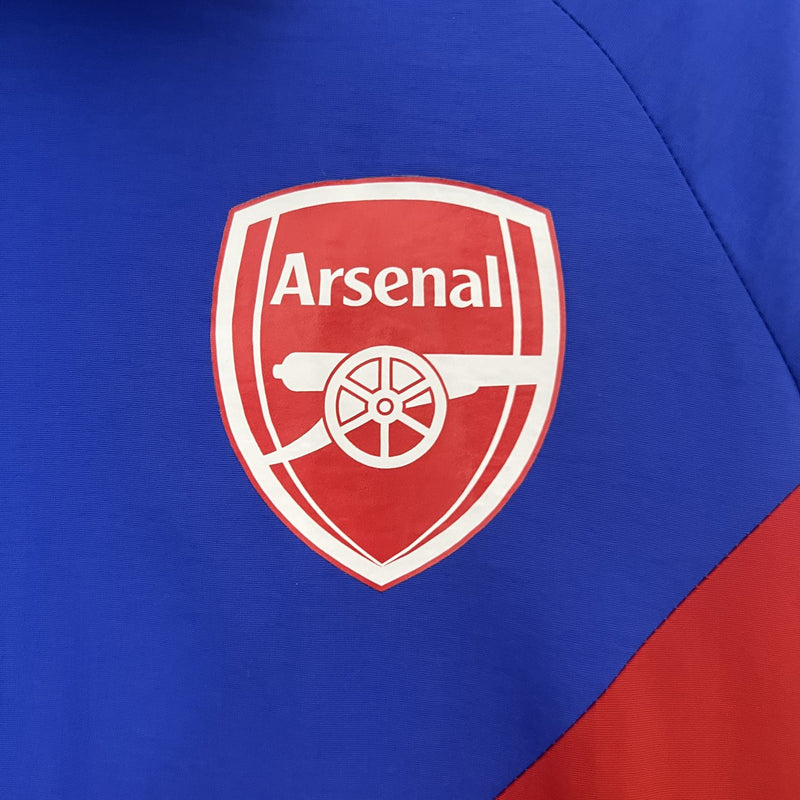 Arsenal 24/25 Windbreaker Reversible Blue and Orange