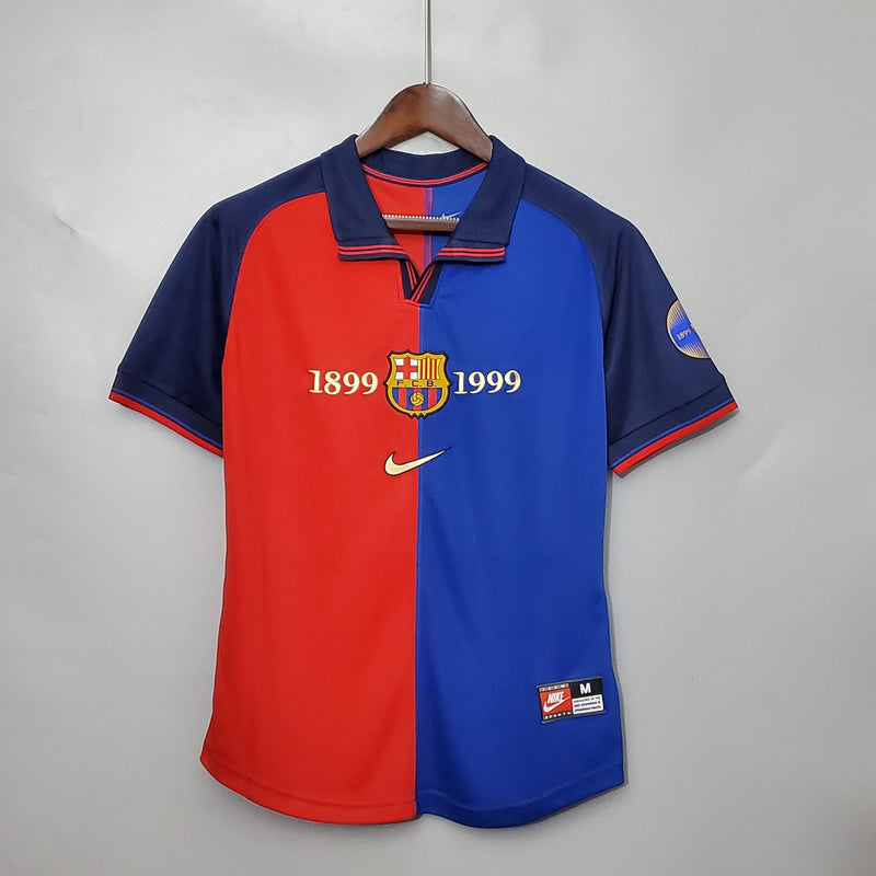 Barcelona Retro 100th Anniversary Jersey 1999