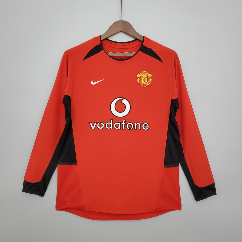 100th Anniversary Manchester United Retro Jersey home 2002/04