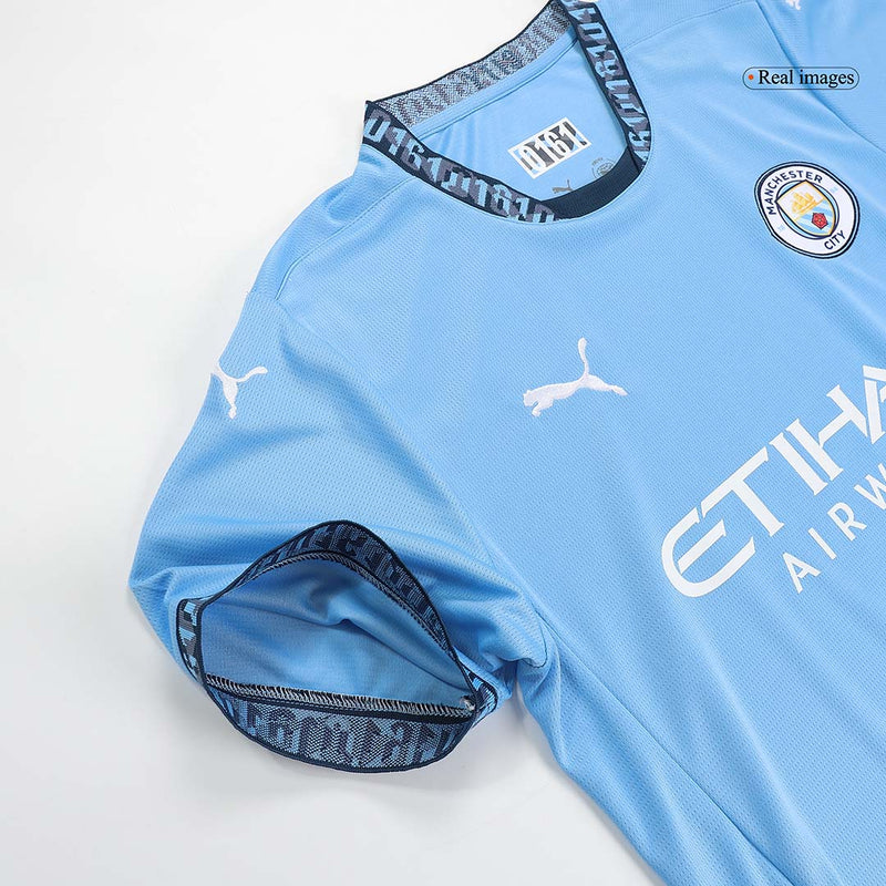 Manchester City Home Jersey 2024/2025 - White Blue