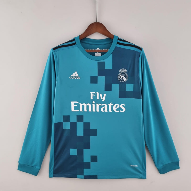 Real Madrid Retro Third Jersey 2017/2018 - Long Sleeve