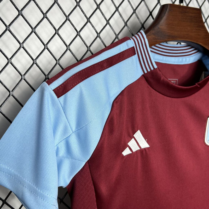 Kids Aston Villa Home Kit 2024/2025