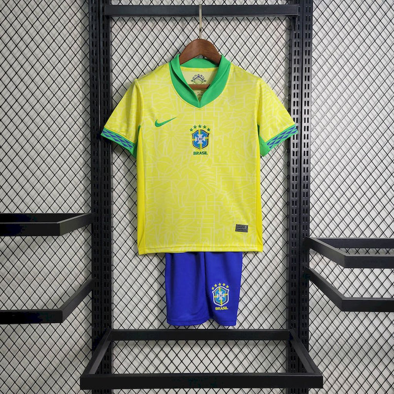 Kids Brazil Home Kit 2024/2025