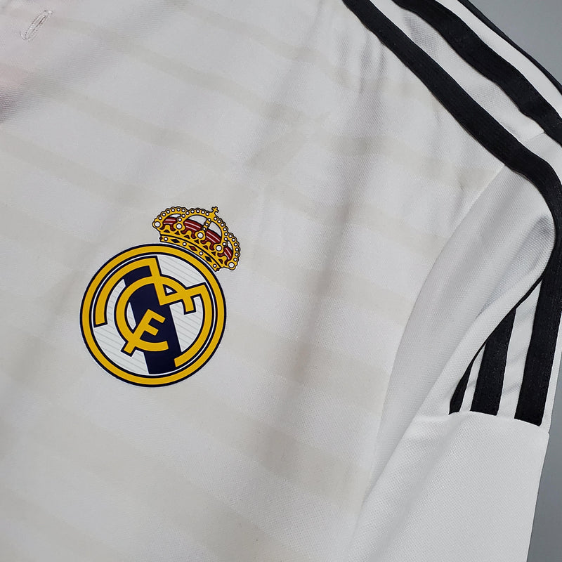 Real Madrid Retro Home Jersey 2014/2015 - Long Sleeve