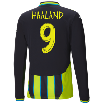 #9 Haaland Manchester City Away Jersey 2024/2025 Long Sleeve