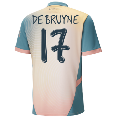 #17 De Bruyne Manchester City Fourth "Definitely City" Jersey 2024/2025