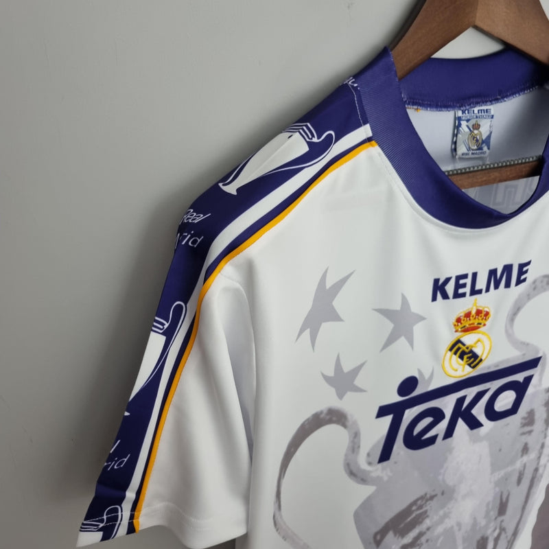 Real Madrid Retro Champions League Commemorative Edition Jersey 1997/1998