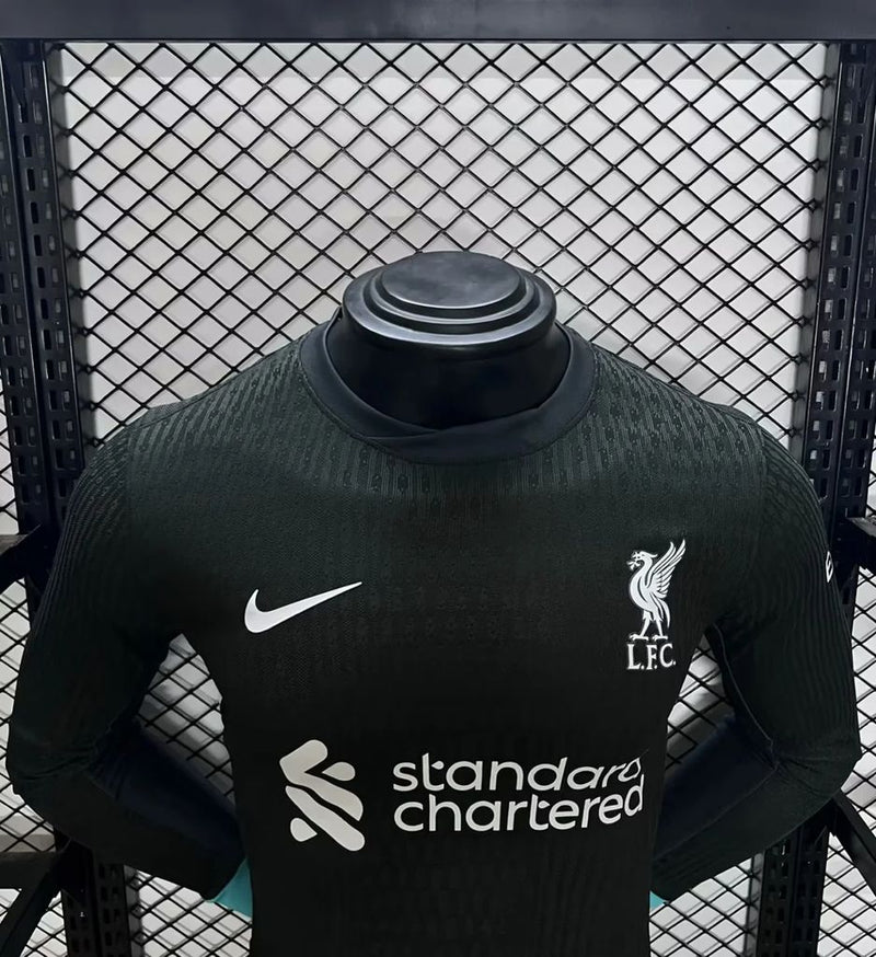 Liverpool Player Away Jersey 2024/2025 Long Sleeve