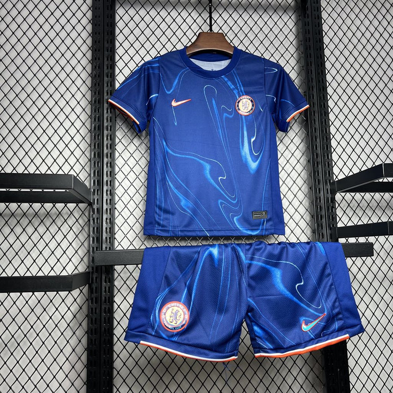 Kids Chelsea Home Kit 2024/2025 - Blue