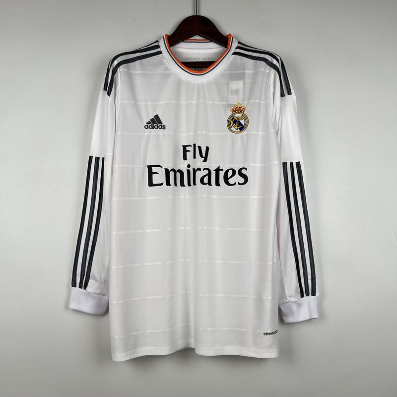 Real Madrid Retro Home Jersey 2013/2014 - Long Sleeve