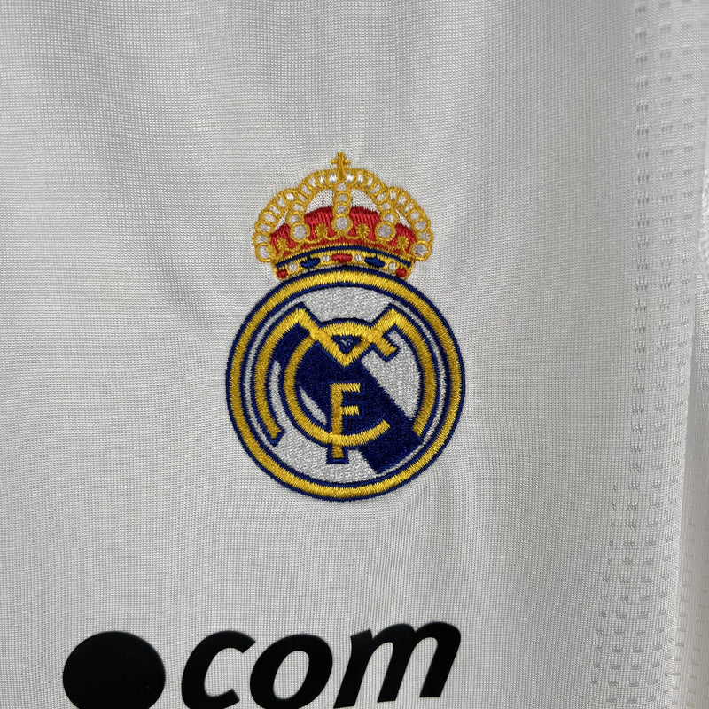 Real Madrid Retro Home Jersey 2009/2010 - Long Sleeve