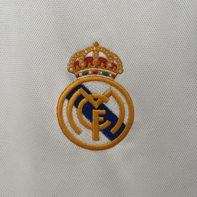 Real Madrid Retro Home Jersey 2000/2001 - Long Sleeve