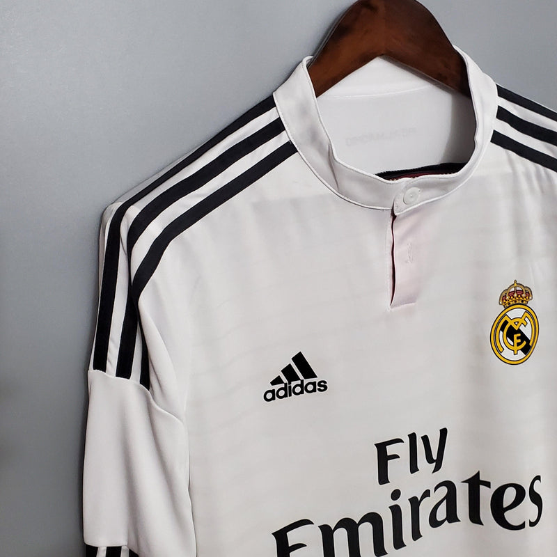 Real Madrid Retro Home Jersey 2014/2015 - Long Sleeve