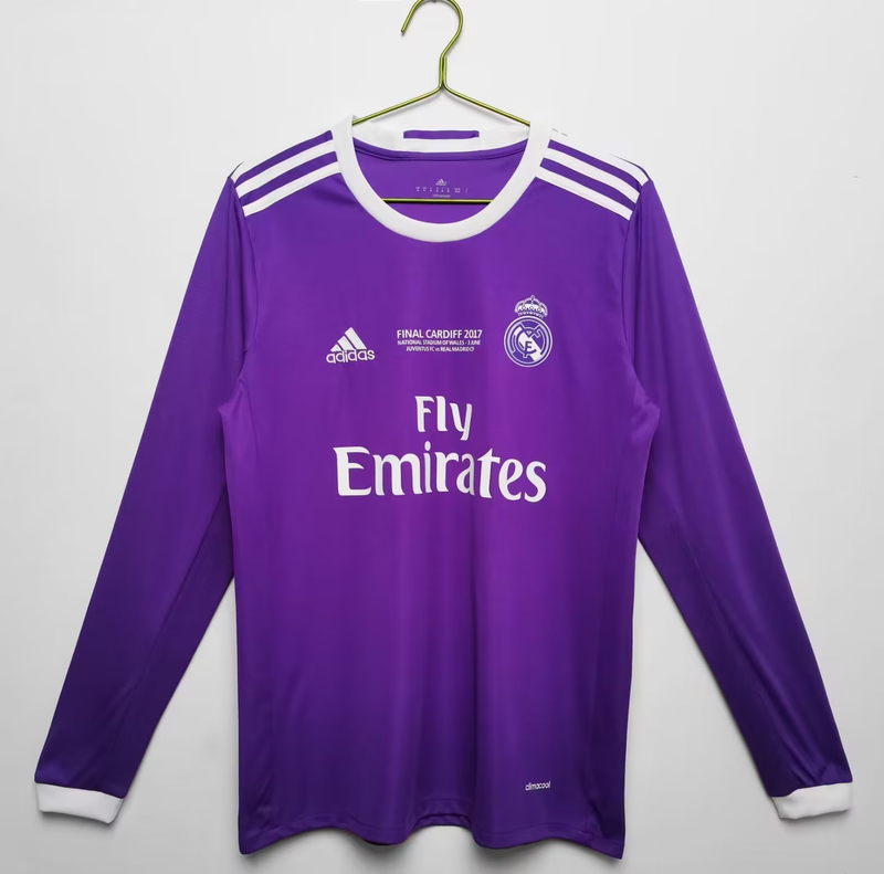 Real Madrid Retro Away Jersey 2016/2017 - Long Sleeve