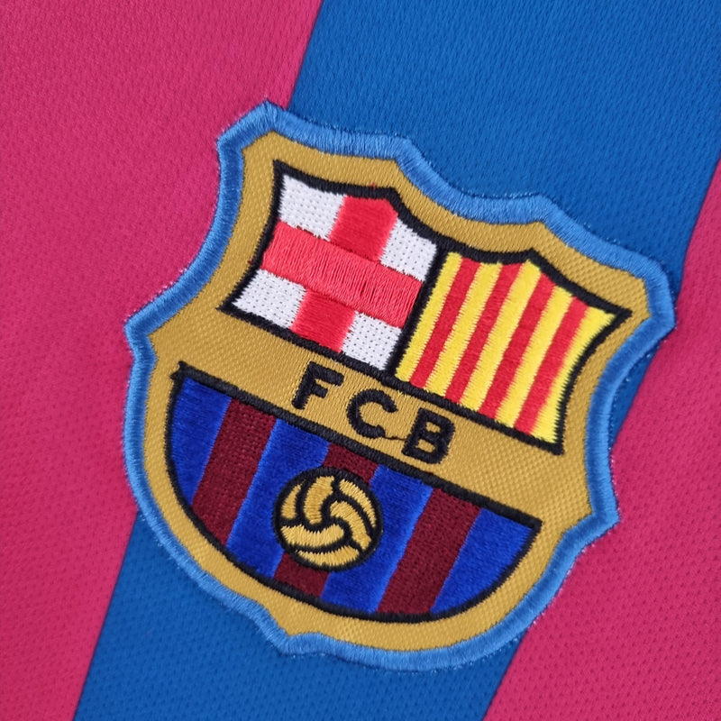 Barcelona Retro Home Jersey 2005/2006 - Long Sleeve