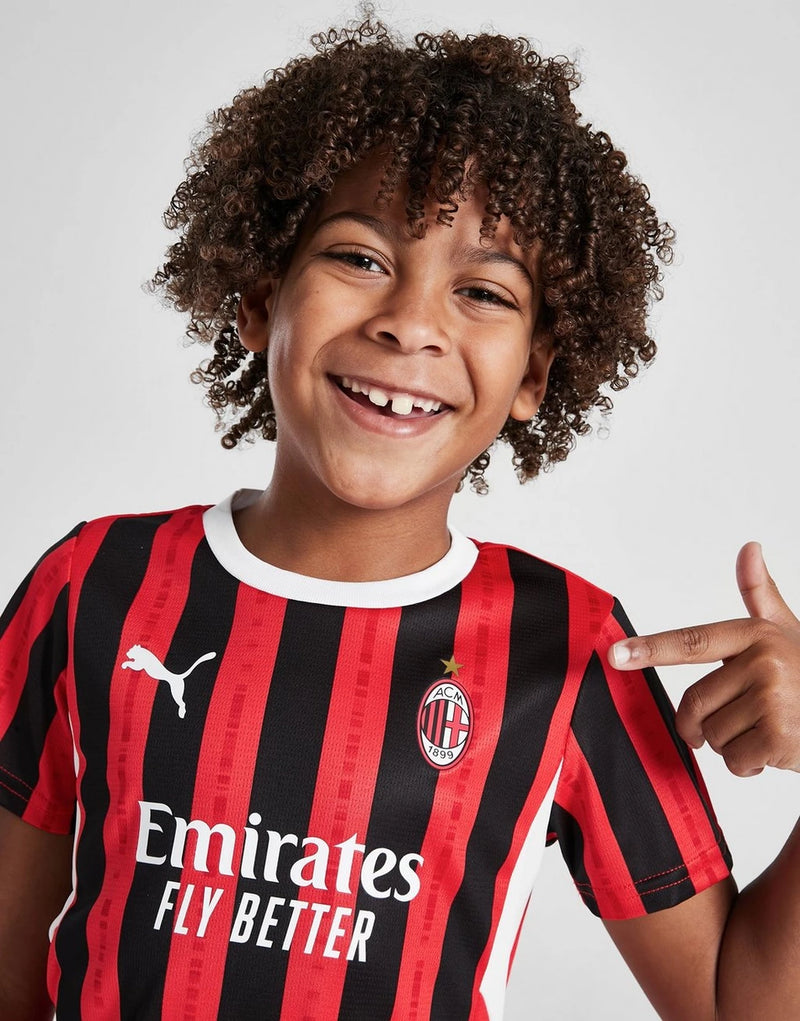 Kids AC Milan Home Kit 2024/2025