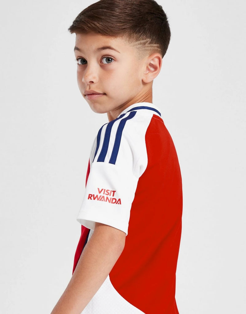 Kids Arsenal Home Kit 2024/2025 - Red and White