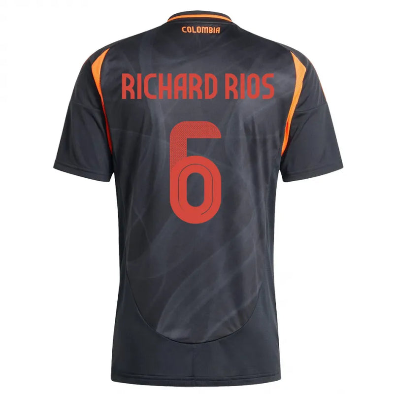 #6 Richard Rios  Camiseta visitante de Colombia  2024/2025