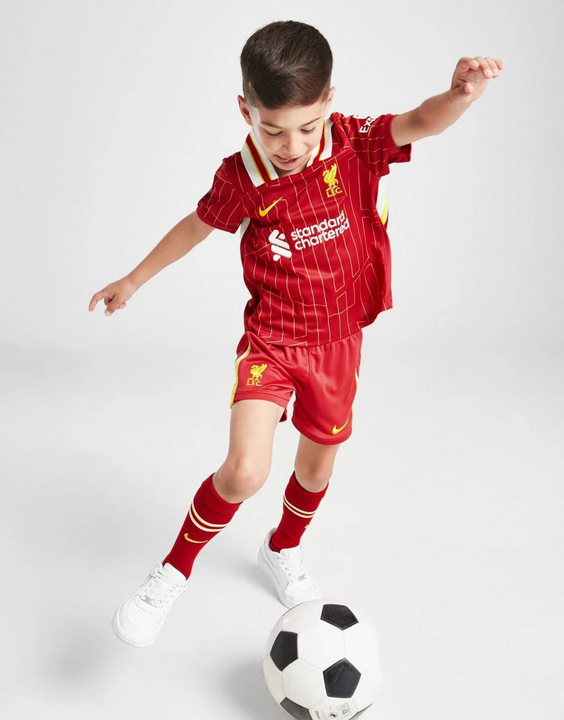 Kids Liverpool Home Kit 2024/2025 - Red