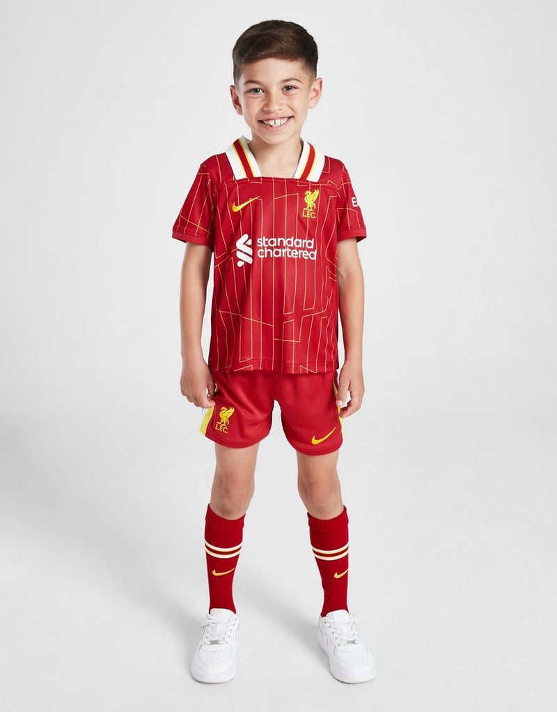 Kids Liverpool Home Kit 2024/2025 - Red