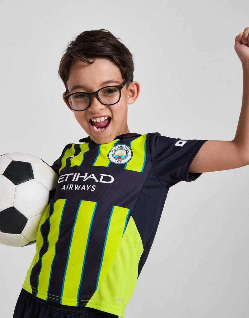 Kids Manchester City Away Kit 2024/2025