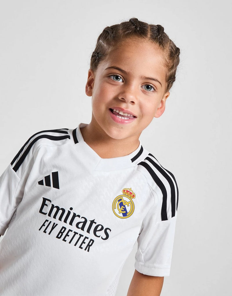 Kids Real Madrid Home Kit 2024/2025