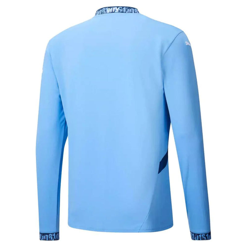 Manchester City Player Home Jersey 2024/2025 Long Sleeve