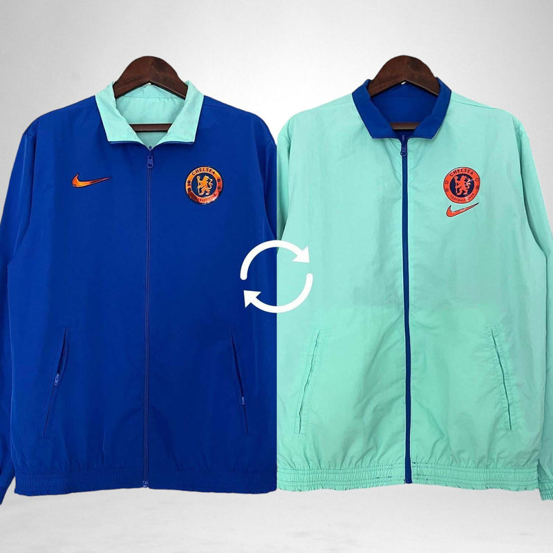 Chelsea 23/24 Windbreaker Reversible Blue and Green