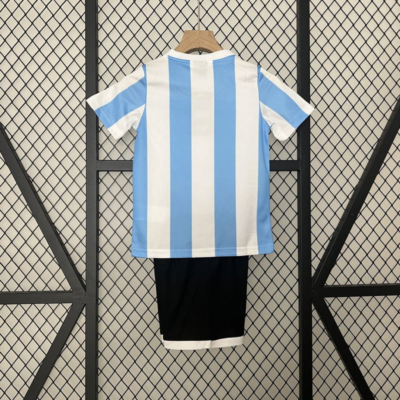 Camiseta Argentina Retro 1986 para niños