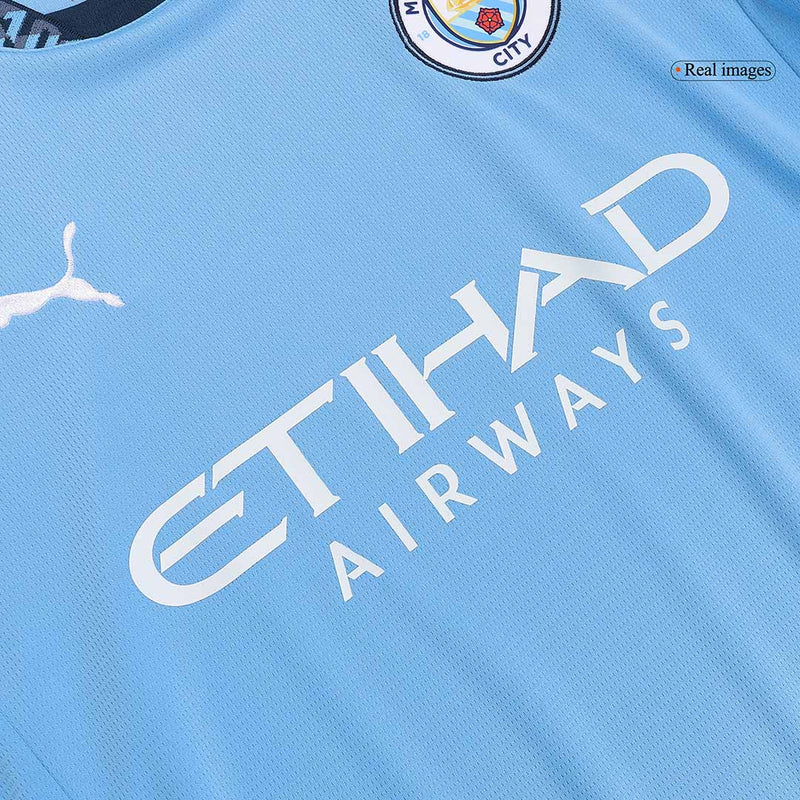 Manchester City Home Jersey 2024/2025 - White Blue