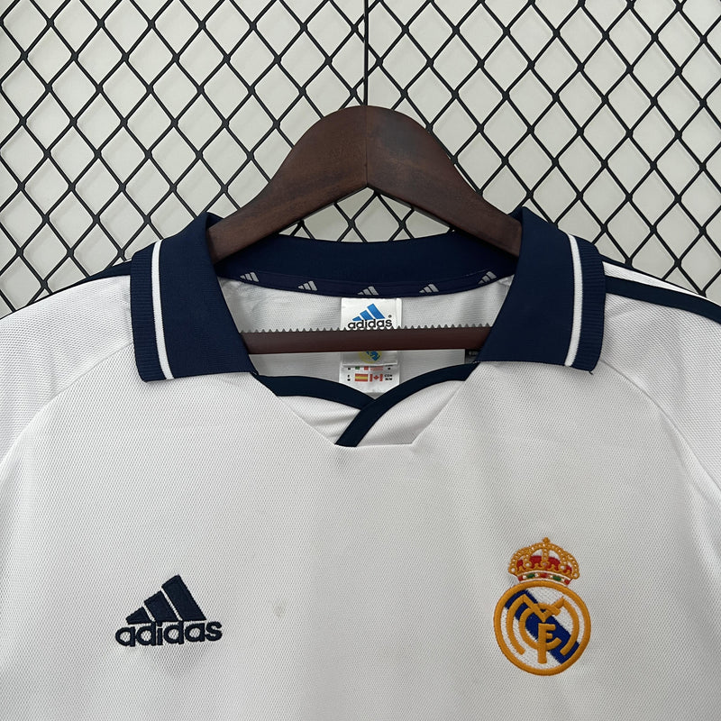 Real Madrid Retro Home Jersey 2000/2001 - Long Sleeve