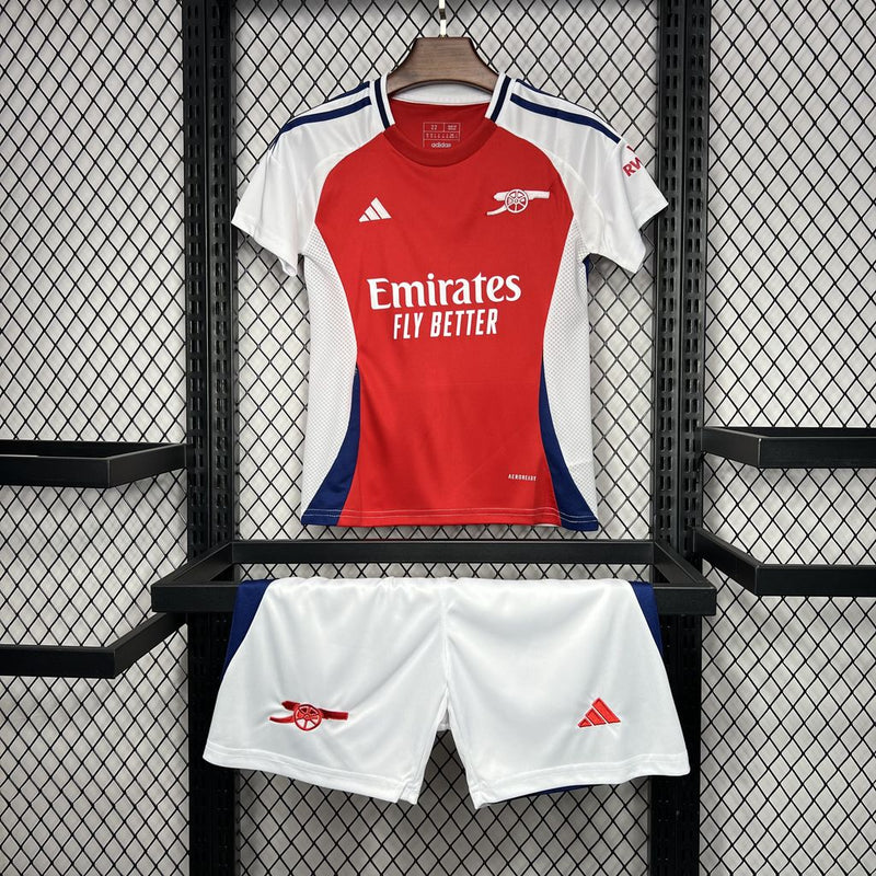 Kids Arsenal Home Kit 2024/2025 - Red and White