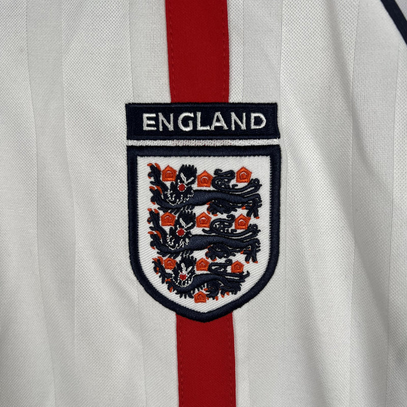 England Retro Home Jersey 2002 - Long Sleeve