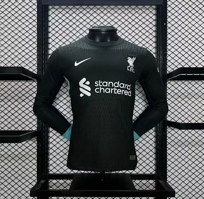 Liverpool Player Away Jersey 2024/2025 Long Sleeve