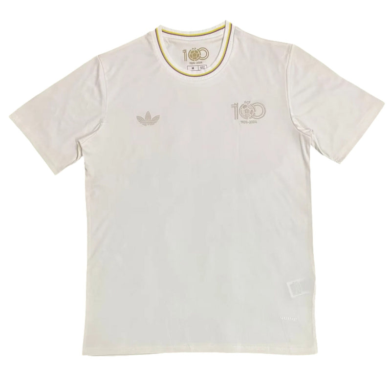 Camiseta blanca del centenario de Colombia 2024/2025