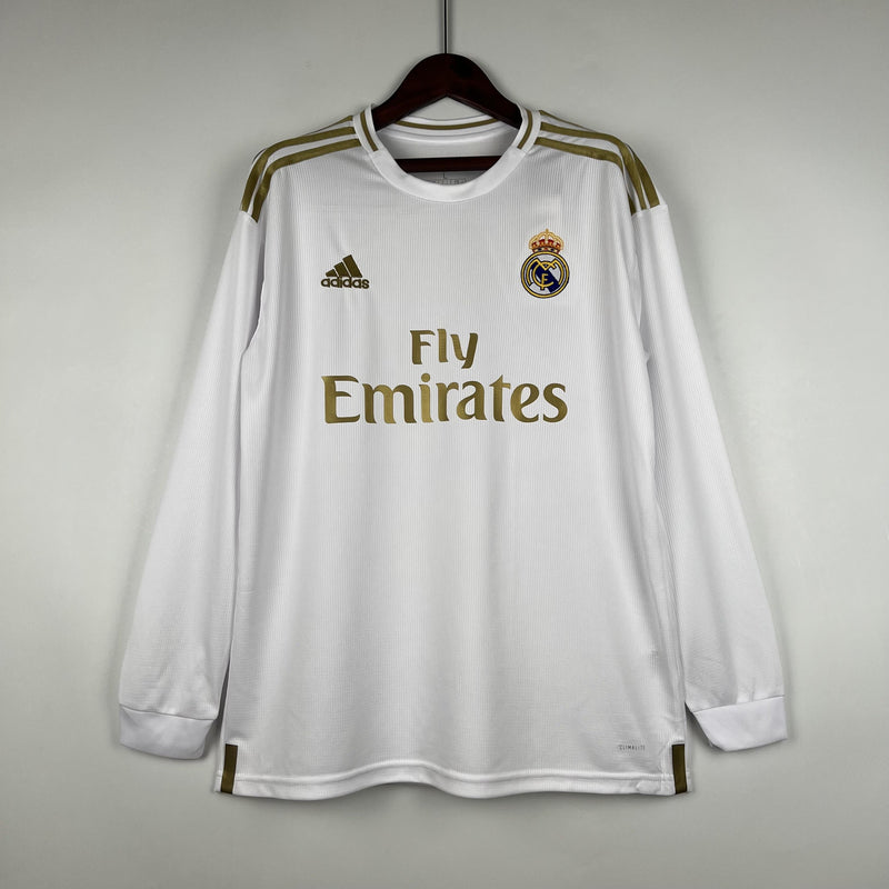 Real Madrid Retro Home Jersey 2019/2020 - Long Sleeve