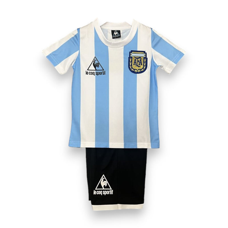 Camiseta Argentina Retro 1986 para niños