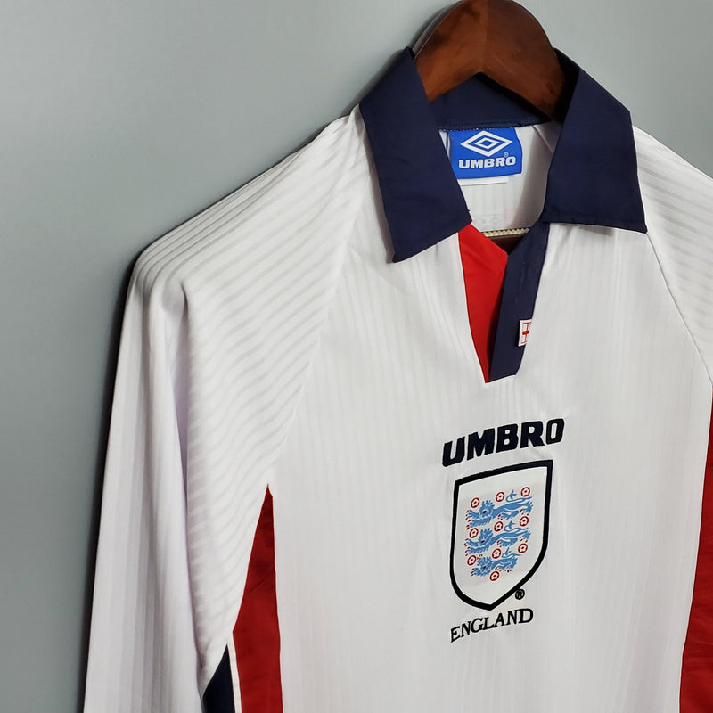 England Retro Home Jersey 1998 - Long Sleeve