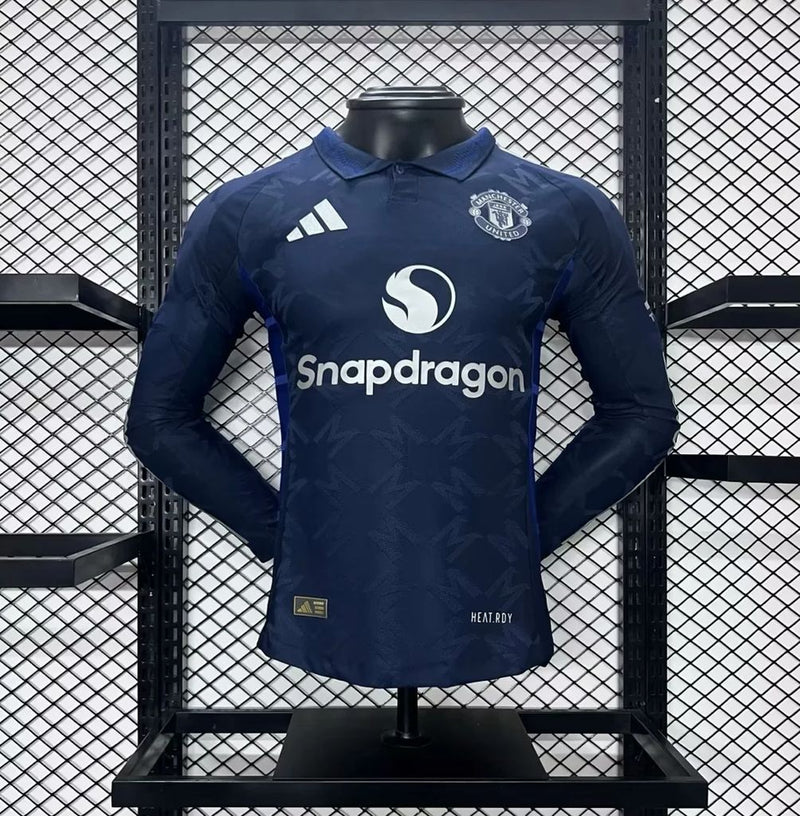 Manchester United Player Away Jersey 2024/2025 Long Sleeve