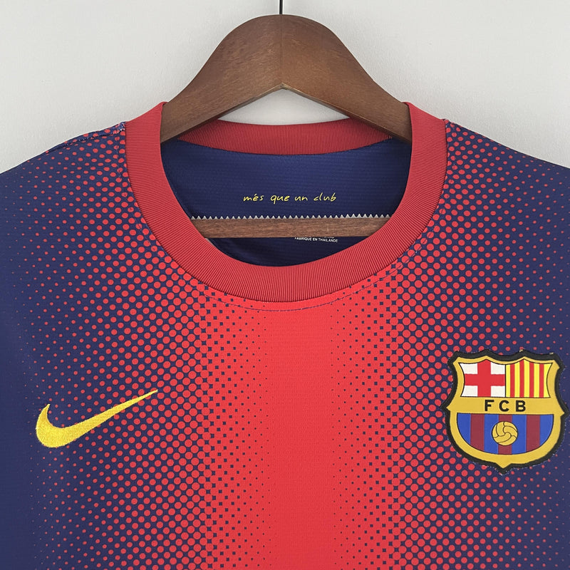 Barcelona Retro Home Jersey 2012/2013 - Long Sleeve